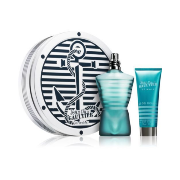 Jean Paul Gaultier Men's Le Male 2PC Gift Set: 4.2oz EDT and 2.5oz Shower Gel 