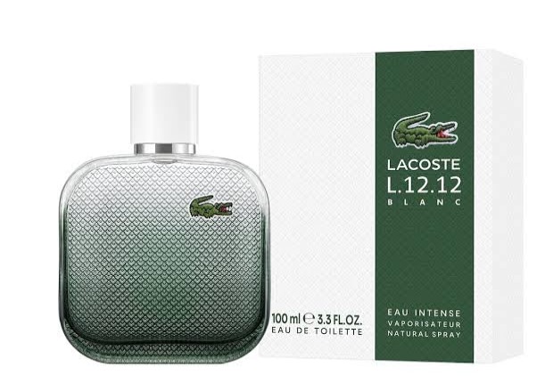 Lacoste L1212 Blanc Green Intense Men's EDT Spray 3.3 Oz
