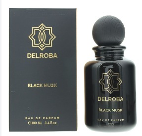Delroba Black Musk Men’s EDP Spray 3.4 Oz