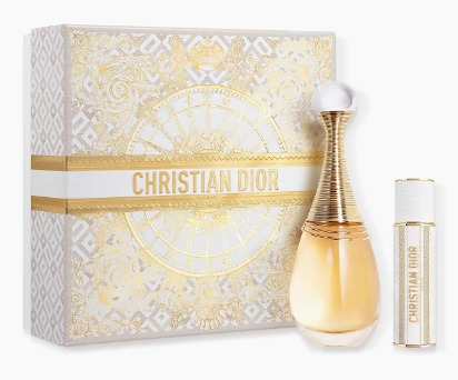 Dior Christian Ladies J'adore Gift Set 2 Pieces: 3.4 oz EDP Spray + 0.34 oz Refillable Travel Spray