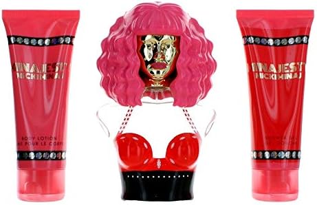 Nicki Minaj Minajesty For Women 3-Piece Set: 3.4 oz EDP Spray, 3.4 oz Body Lotion, 3.4 oz Shower Gel
