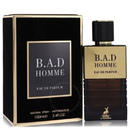 Al Hambra B.A.D Homme Men's EDP Spray 3.4 Oz