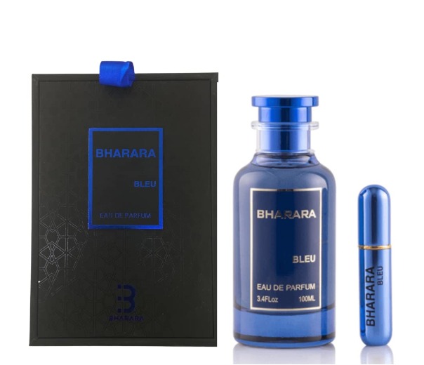 Bharara Double Blue Men's EDP Spray 3.4 Oz & mini