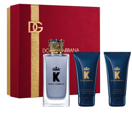 Dolce & Gabbana King Edt 3.4 Oz + 1.7 Oz After Shave + 1.7 Oz Shower Gel Set Men