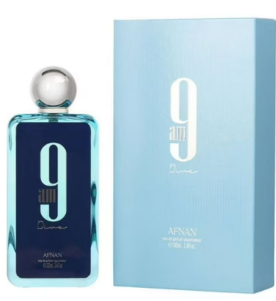 Afnan 9 AM Dive Blue Unisex EDP Spray 5 Oz 