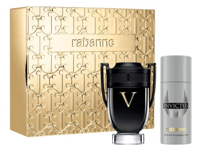 Paco Rabanne Invictus Victory Extreme 2 Pcs Set Edp 3.4 Oz + Deo Spray 5 Oz 