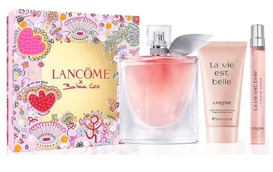 Lancome La Vie Est Belle 3-Piece Gift Set for Women – 3.4 oz EDP, 1.7 oz Body Lotion, EDP 0.34 oz 