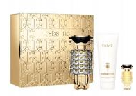 Paco Rabanne Fame 3-Piece Gift Set for Women – 2.7 oz EDP, 3.4 oz Body Lotion, 0.14 oz Travel Spray