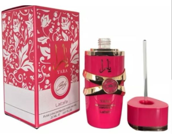 Lattafa Yara Candy Women Pure Concentrate Oil 0.67 Oz 