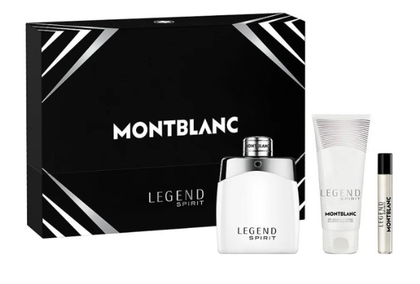 Montblanc Legend Spirit 3 Pcs - 3.3 oz EDT Men's Spray + 0.25 Oz Spray + 3.3 Oz Shower Gel