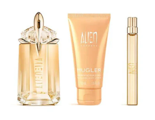 Thierry Mugler Alien Goddess 3 Pcs Set Women Edp 2 Oz Spray + Edp 0.33 Oz Spray + 1.6 Oz Body Lotion