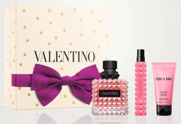 Valentino Donna Born In Roma 3 Pcs Set Women - 3.4 Oz Edp Spray + 0.33 Oz Edp + 1.7 Oz Body Lotion
