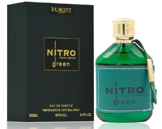 Dumont Nitro Green Men's EDP 3.4 Oz 