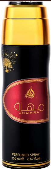 Lattafa Mohra Perfumed Body Spray 6.7 Oz  