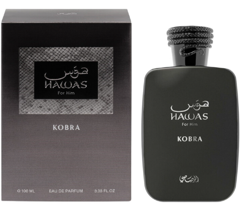 Rasasi Hawas Kobra Men's EDP Spray 3.4 Oz  