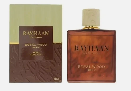 RAYHAAN WOOD COLLECTION - ROYAL WOOD MEN's EDP Spray 3.4 Oz   