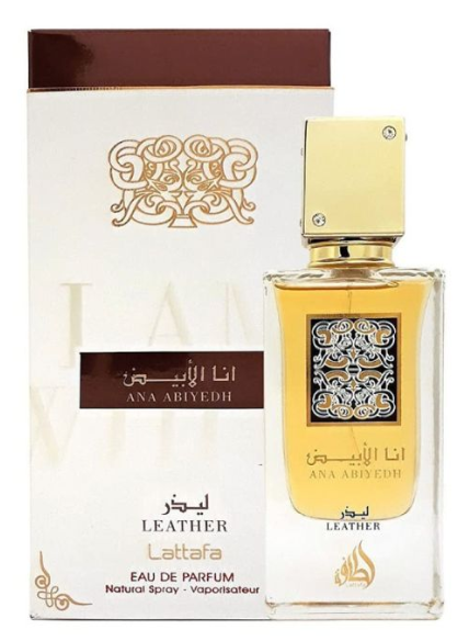 Lattafa Ana Abiyedh LEATHER EDP Spray 2.0 Oz 