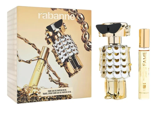 PACO FAME TRAVEL SET 2.7oz EDP SP+20ml EDP SP (L)