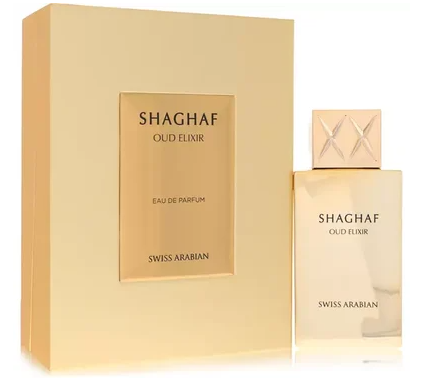 Swiss Arabian SHAGHAF OUD ELIXIR 2.5 Oz EXTRAIT DE PARFUM         