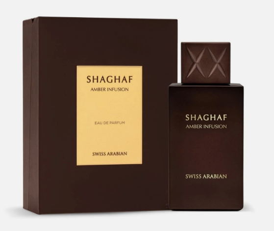 Swiss Arabian SHAGHAF AMBER INFUSION 2.5 Oz EXTRAIT DE PARFUM           
