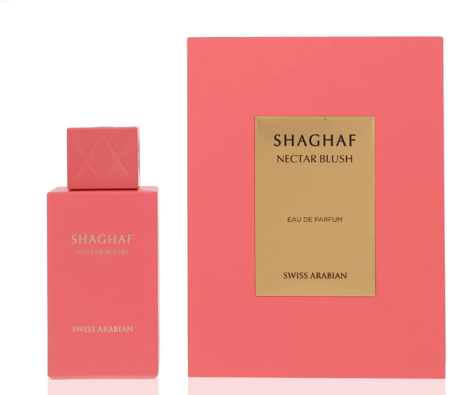 Swiss Arabian SHAGHAF NECTAR BLUSH 2.5 Oz EXTRAIT DE PARFUM            