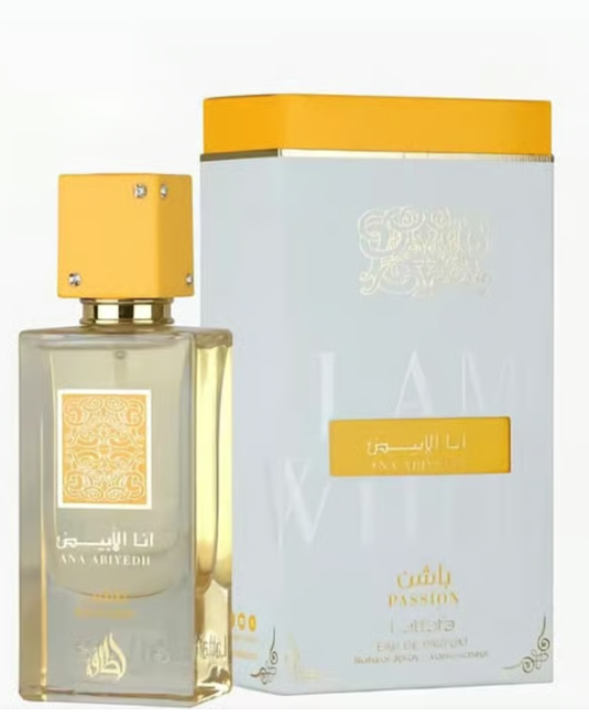 Lattafa Ana Abiyedh Passion EDP Spray 3.4 Oz  