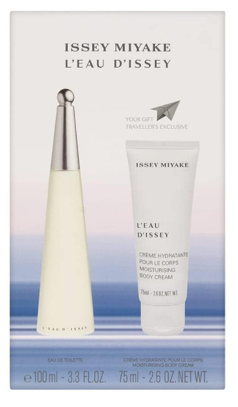 Issey Miyake Women's L'eau D'Issey Homme Gift Set for Men: 2-Piece Set - 3.3 oz EDT and 2.6 B/L