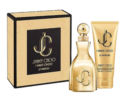 Jimmy Choo I Want Choo Le Parfum SET SP 2.0 with Lotion 3.3 oz 