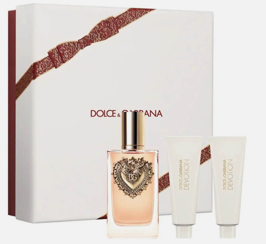 Dolce & Gabbana Devotion Women's 3-Piece Gift Set | 3.4 oz EDP, B/L + S/G 