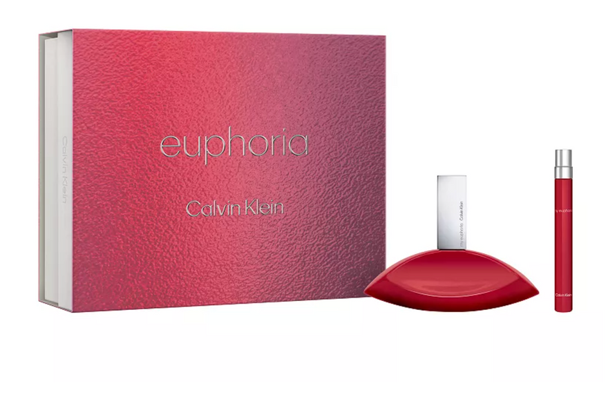 Calvin Klein Euphoria 2-Piece Gift Set for Women – 3.3 oz EDP Spray, 6.7 oz Body Lotion  