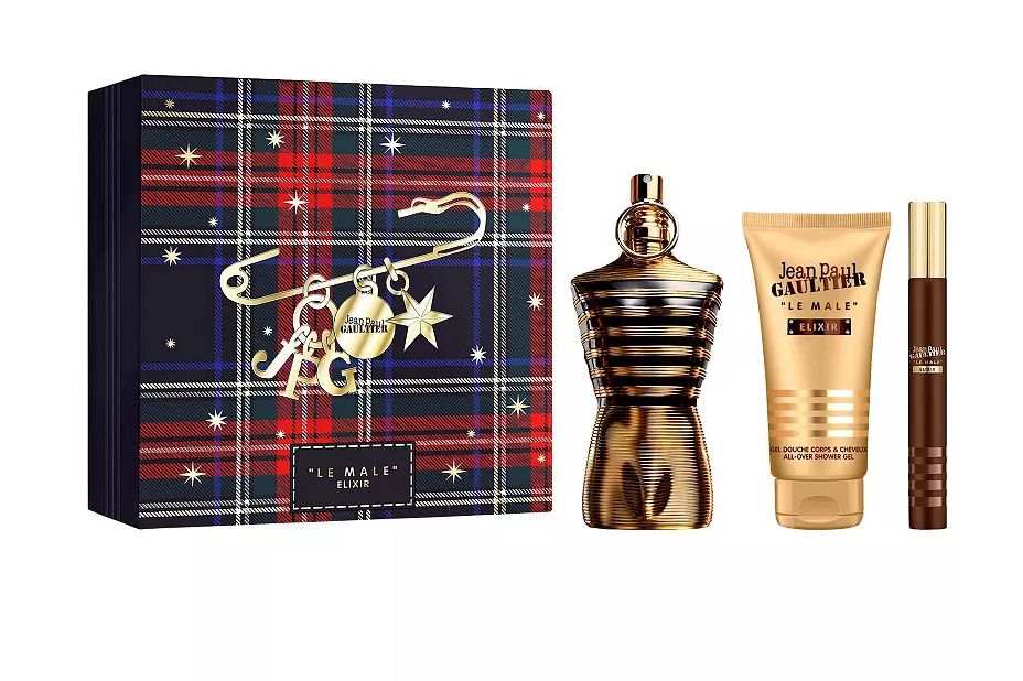 Jean Paul Gaultier Men's Le Male Elixir 3pcs Parfum