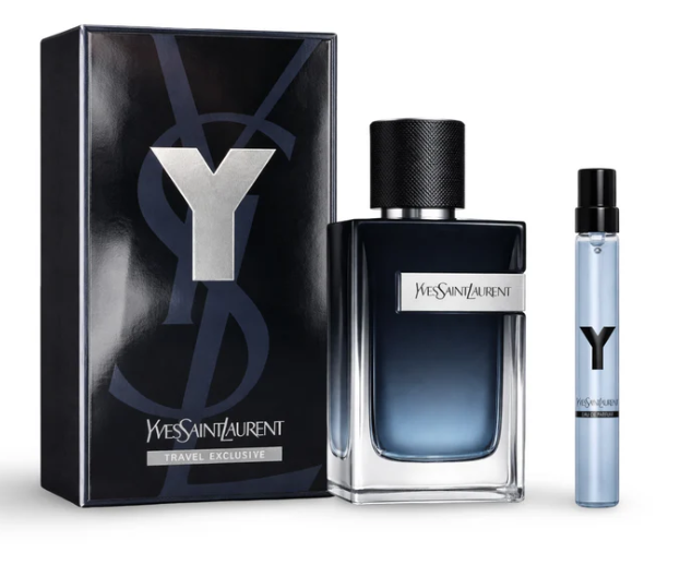 Yves Saint Laurent YSL Y Men's EDP Rechargeable Spray 3.3 Oz + 0.33 Mini spray