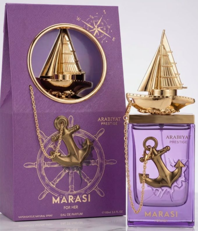 Marasi Purple Arabiyat Prestige Eau de Parfum Spray 100ml (3.4 OZ) For Women 