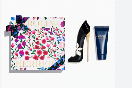 Carolina Herrera Good Girl Jasmine Absolute 2-Piece Gift Set for Women – 2.7 oz EDP Spray + 3.4 oz Body Lotion