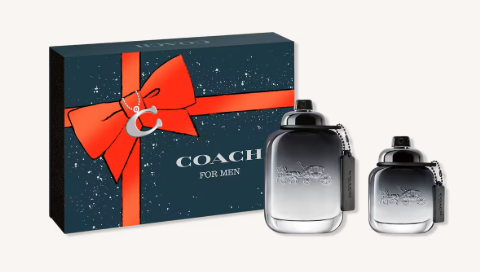 Coach 2 Pcs Set Men EDT 3.4 Oz Spray + 1.3 Oz mini