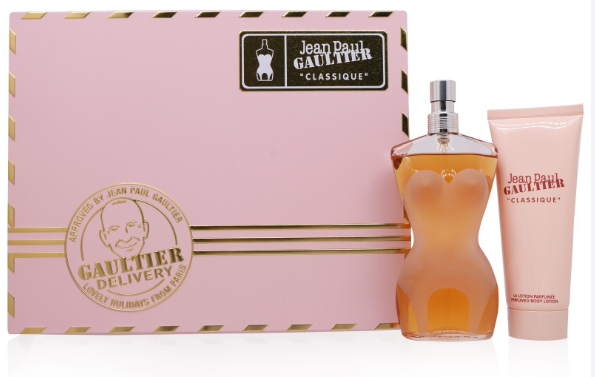 Jean Paul Gaultier Classique EDT 3.4 Oz Spray + Body Lotion 2.5 Oz Set Women  