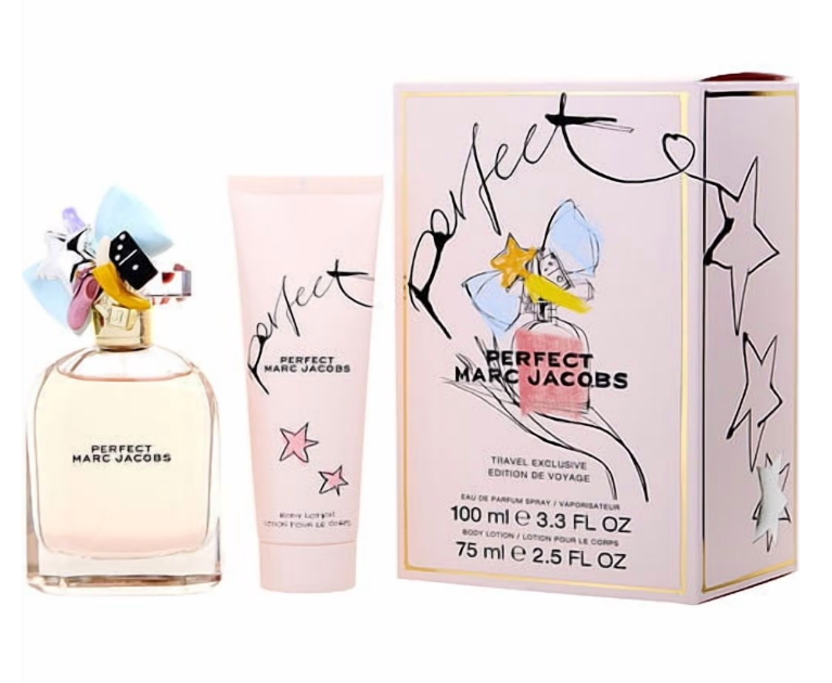 Marc Jacobs Perfect Women EDP Spray 3.4 Oz  + 2.5 Oz b/l