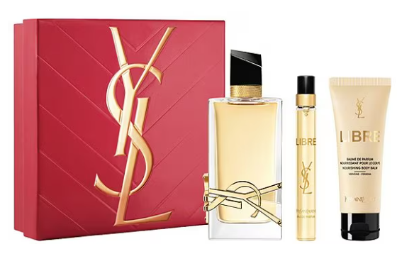 Yves Saint Laurent Libre 3-Piece Gift Set for Women – 3.0 oz EDP + 0.34 oz EDP  + 1.6 Oz B/L