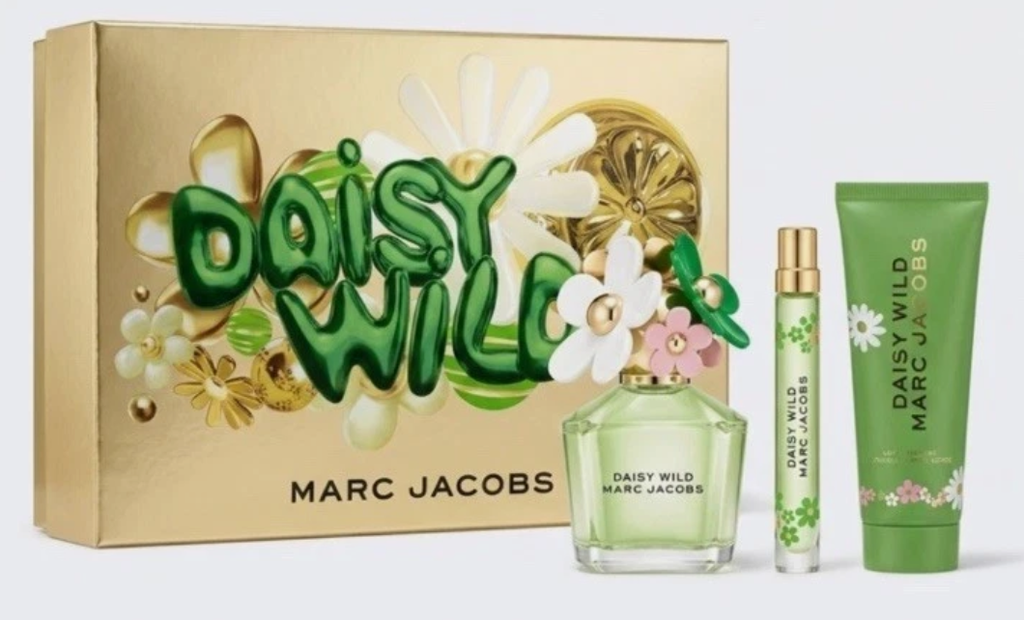 Mj Daisy Wild Women's Gift Set | 3.3oz EDT Spray + 0.33oz EDT Spray + 2.5oz Body Lotion 